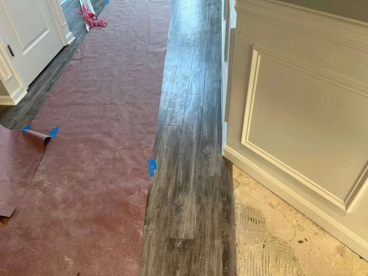 Completed marble shower restoration in St. John